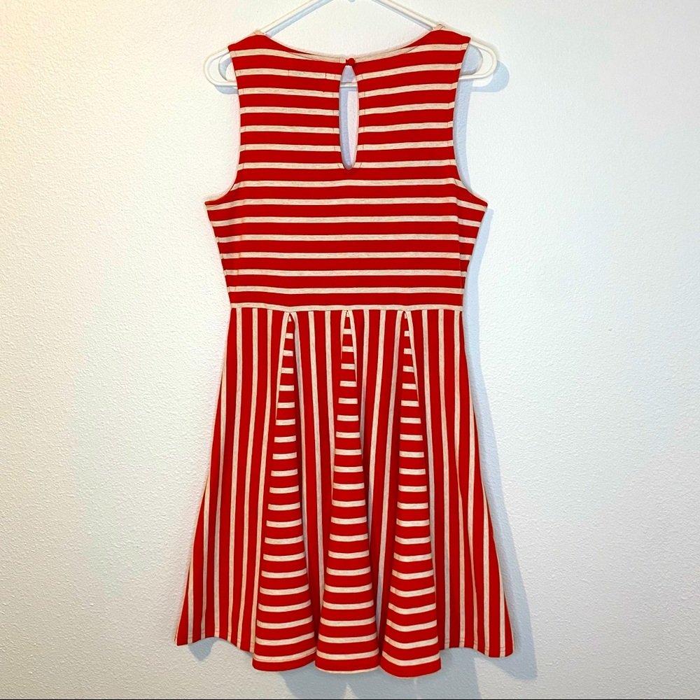Striped Anthropologie sleeveless dress - Picture 3 of 5